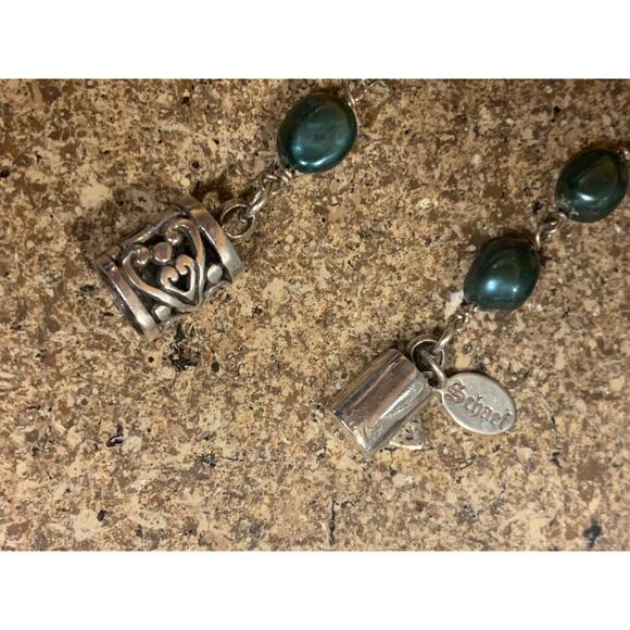 Schaef Designs Pearl, Sterling Silver & Gold Plated Multi Strand Necklace - Picture 9 of 9